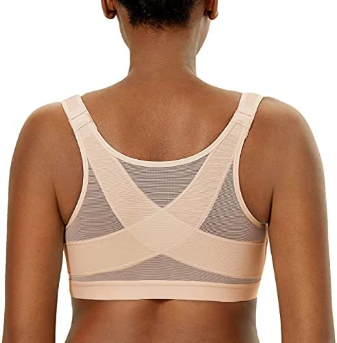 DELIMIRA Women's Full Coverage Wire Free Back Support